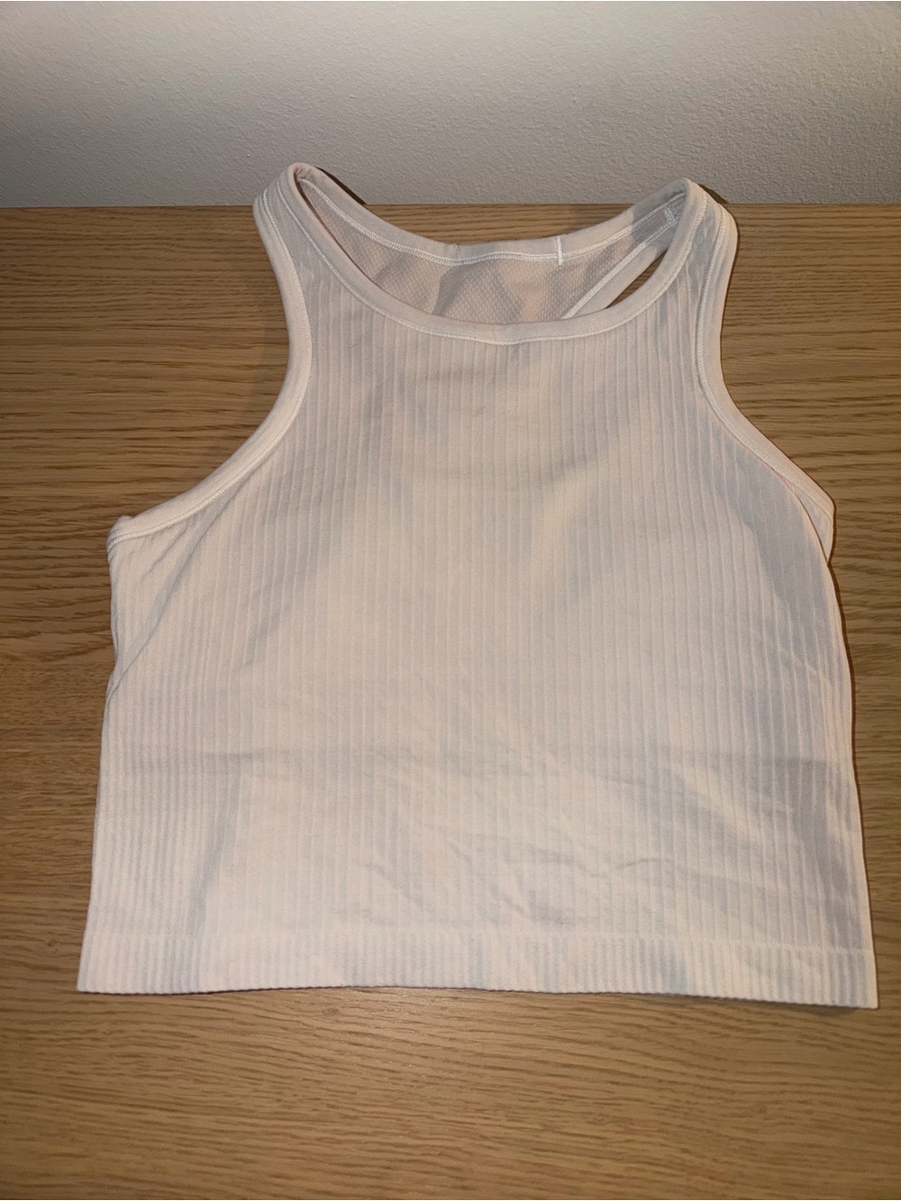 Lululemon Ebb to Street Crop Tank Top - White